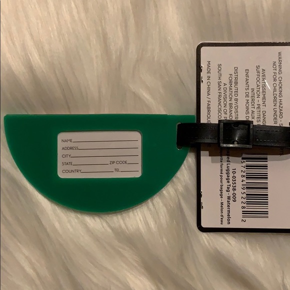 Lg. Watermelon Luggage Tag - Picture 2 of 2